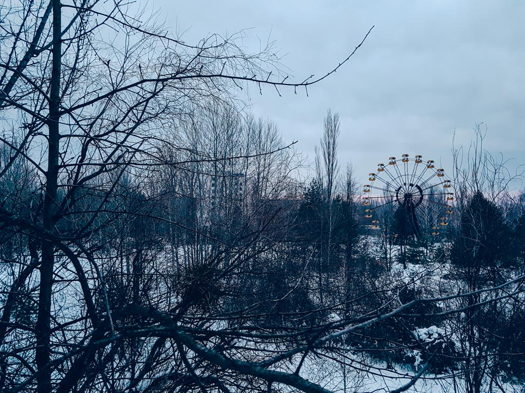 chernobyl in winter