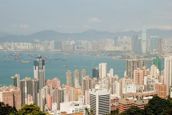 Victoria Peak Hong Kong - Kowloon View