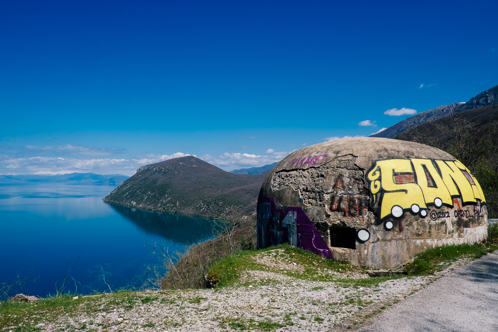 abandoned bunker ohrid macedonia