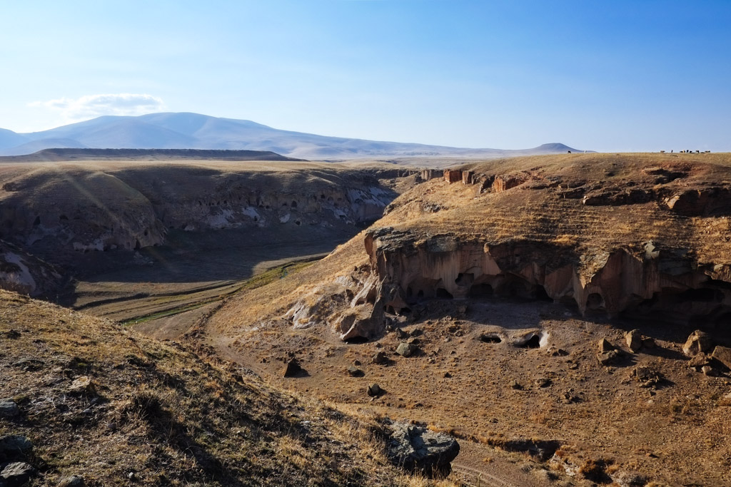 abandoned city of Ani - caves