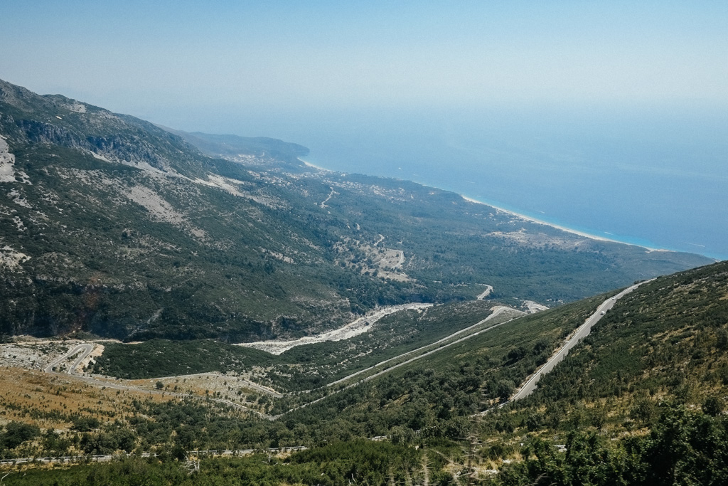 albanian riviera road