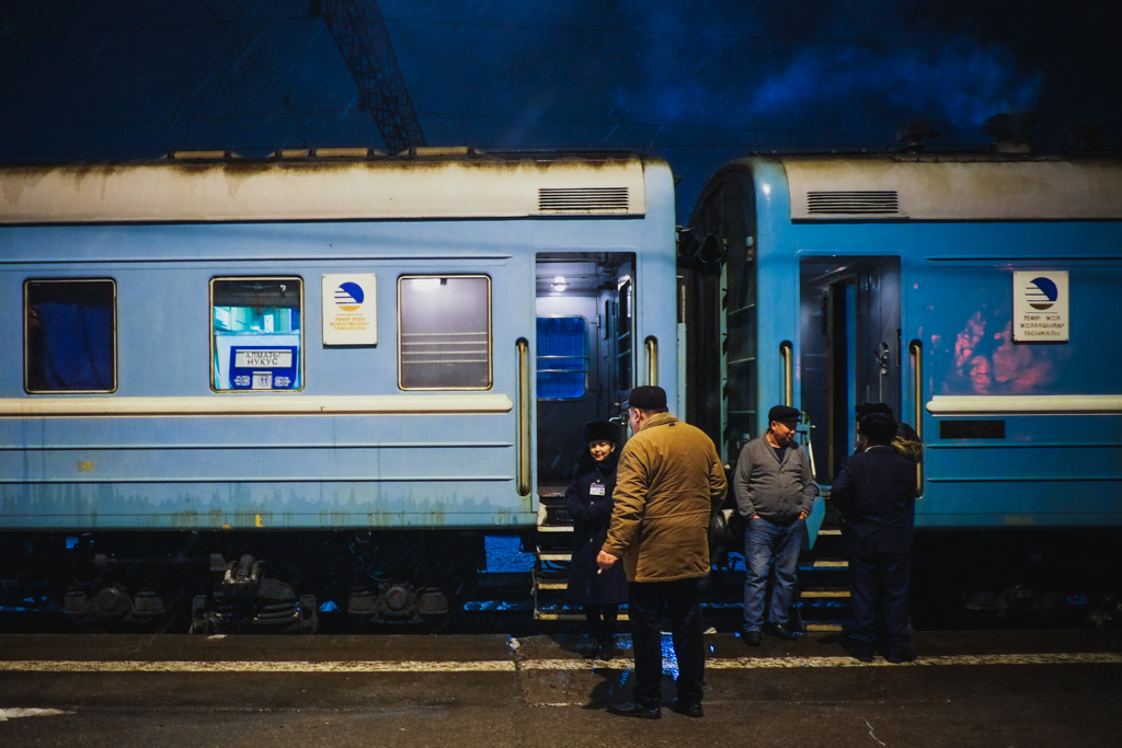 the train from Almaty to Tashkent