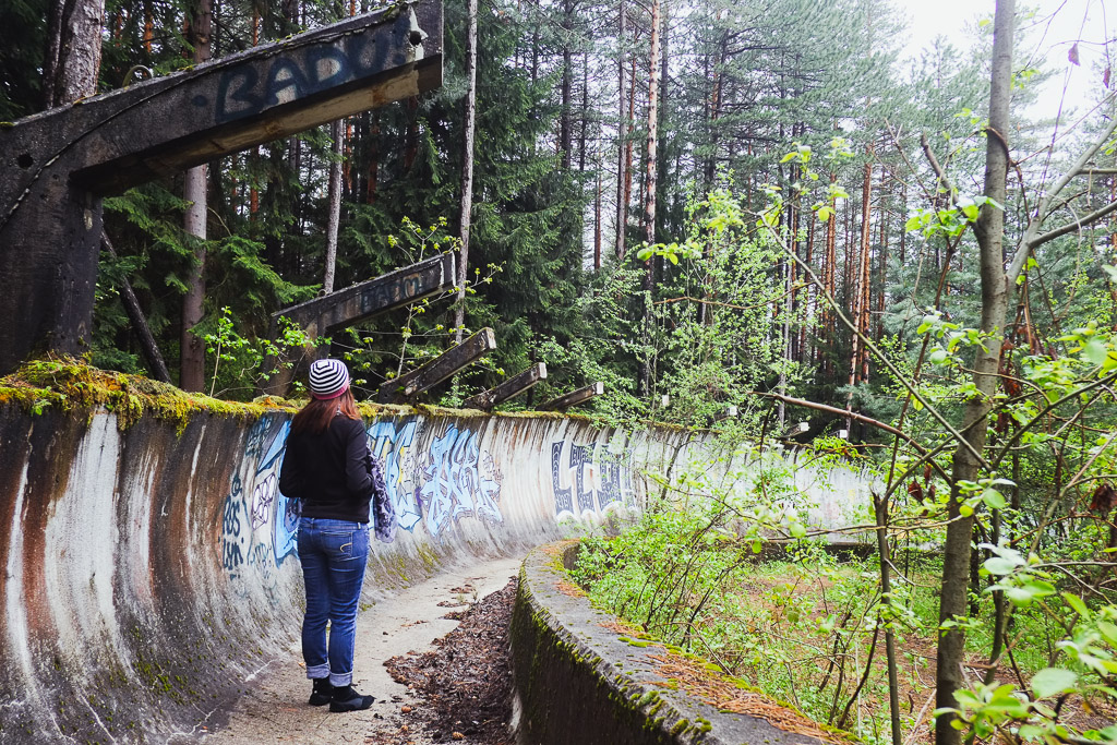 abandoned bob sled track sarajevo