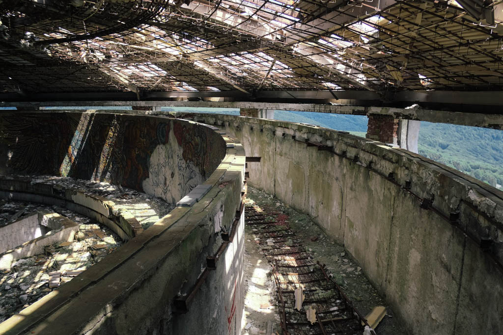 Communist headquarters/monument in Bulgaria - Buzludzha