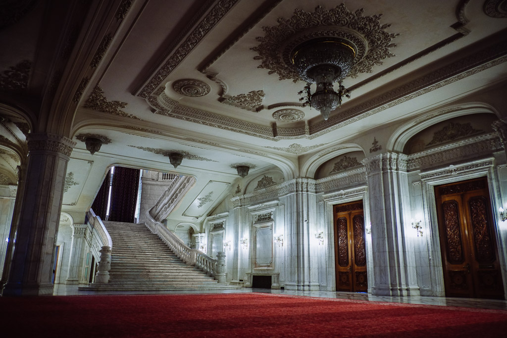 communist architecture - interior of the palace