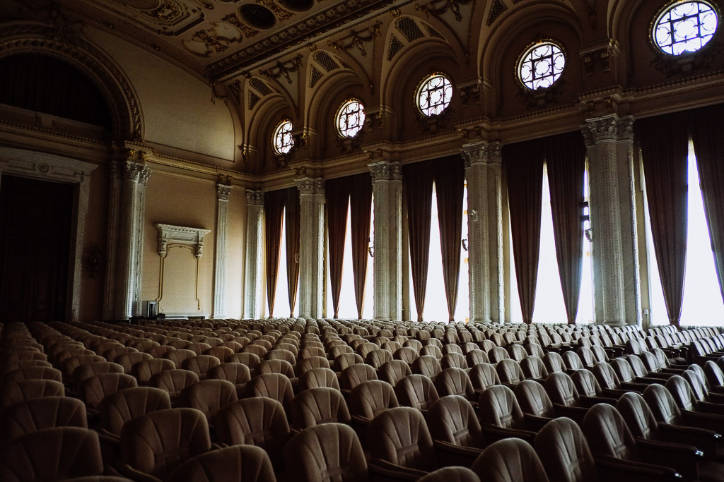 communist meeting room architecture