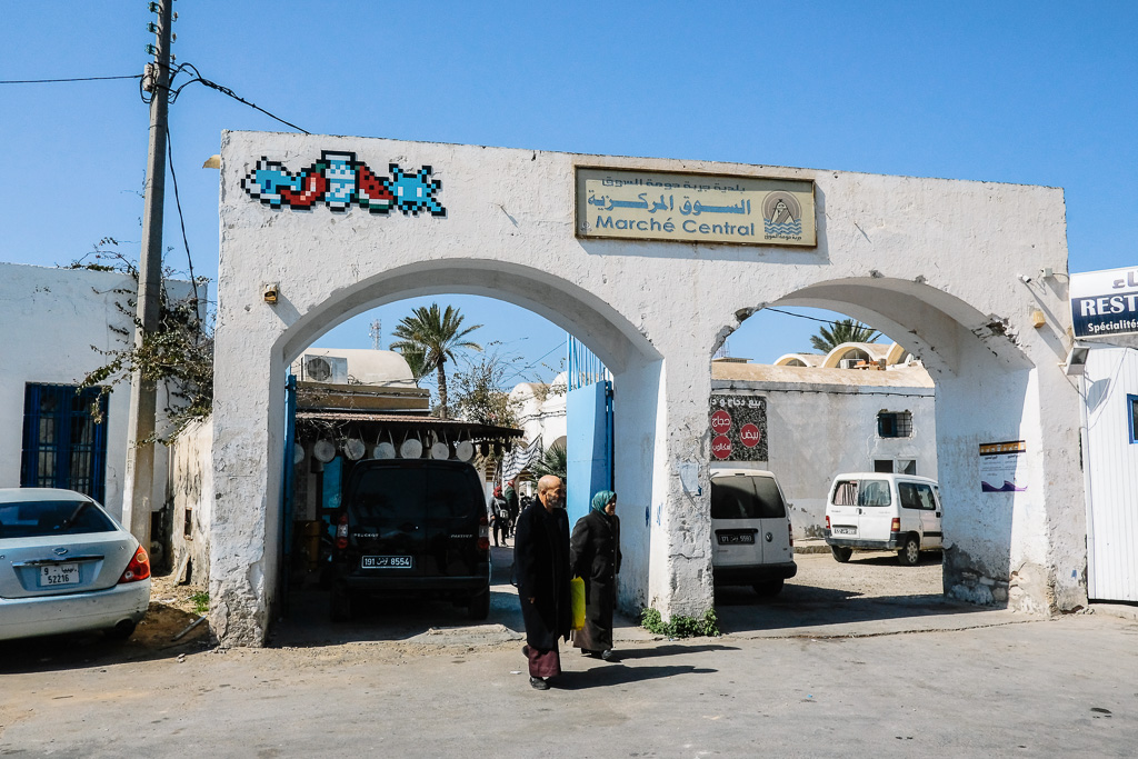 djerba invader street art