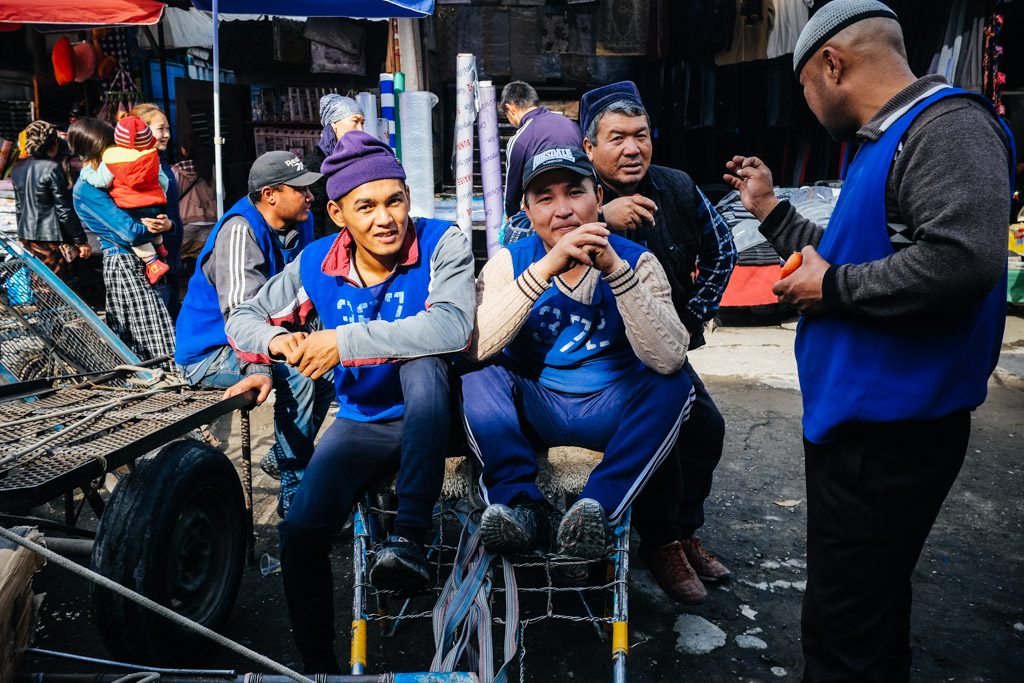 dordoy bazaar street photography bishkek