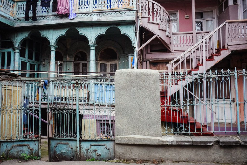 Old Tbilisi homes.