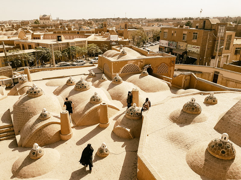 historical bath house kashan