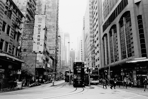 Hong Kong streets, 2012 on black and white film