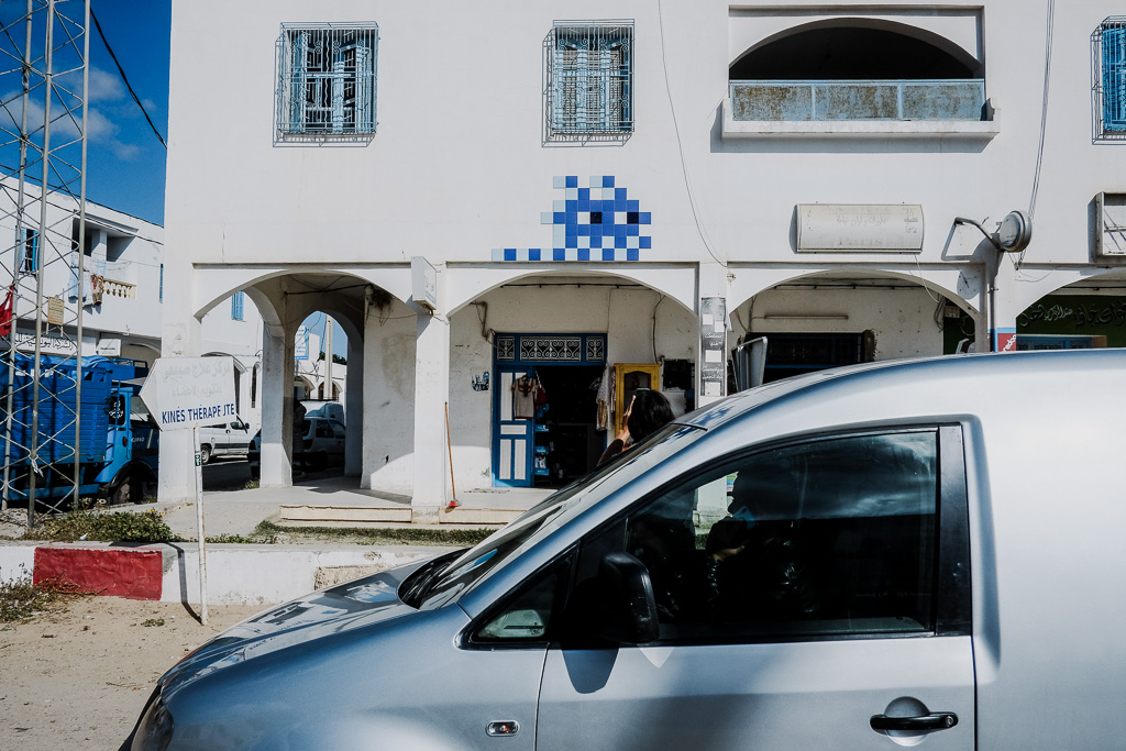 invader djerba tunisia art