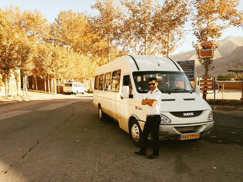 iranian tour bus