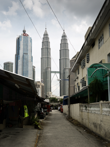 Petronas Towers, from Kampung Baru