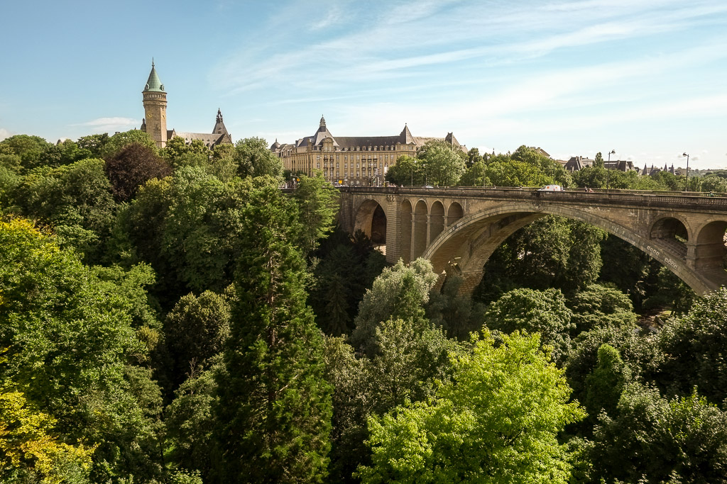 luxembourg city view