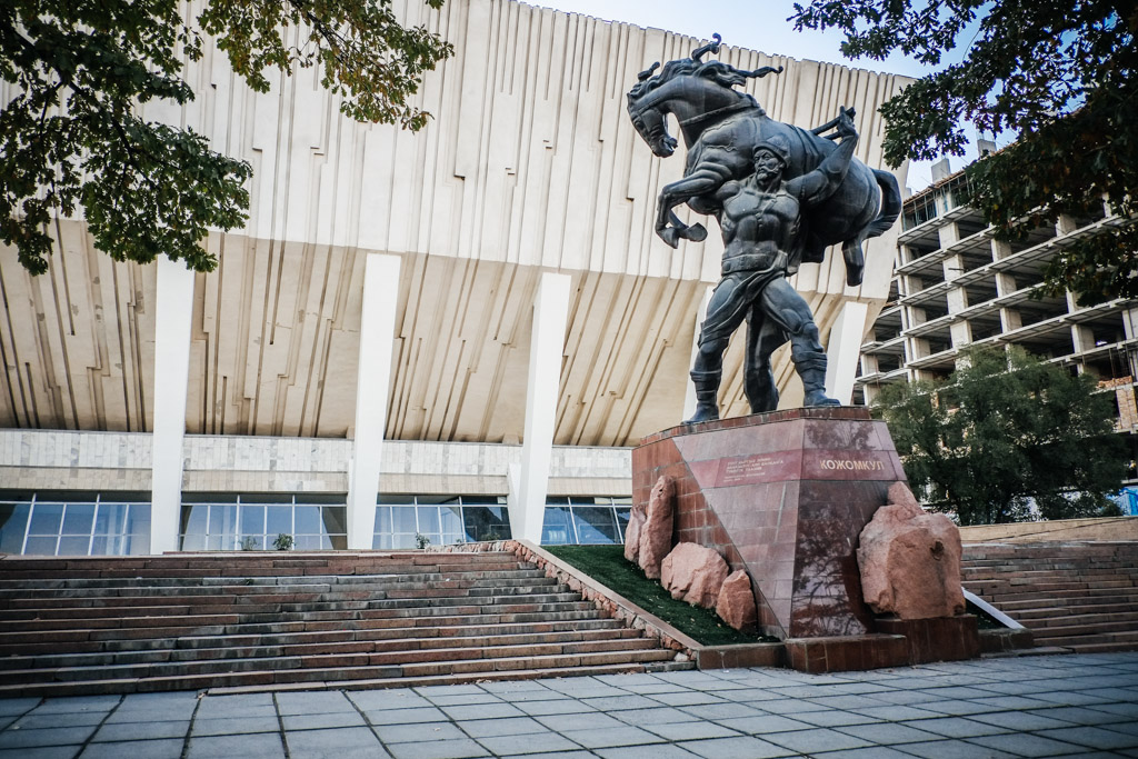 manis horse statue bishkek