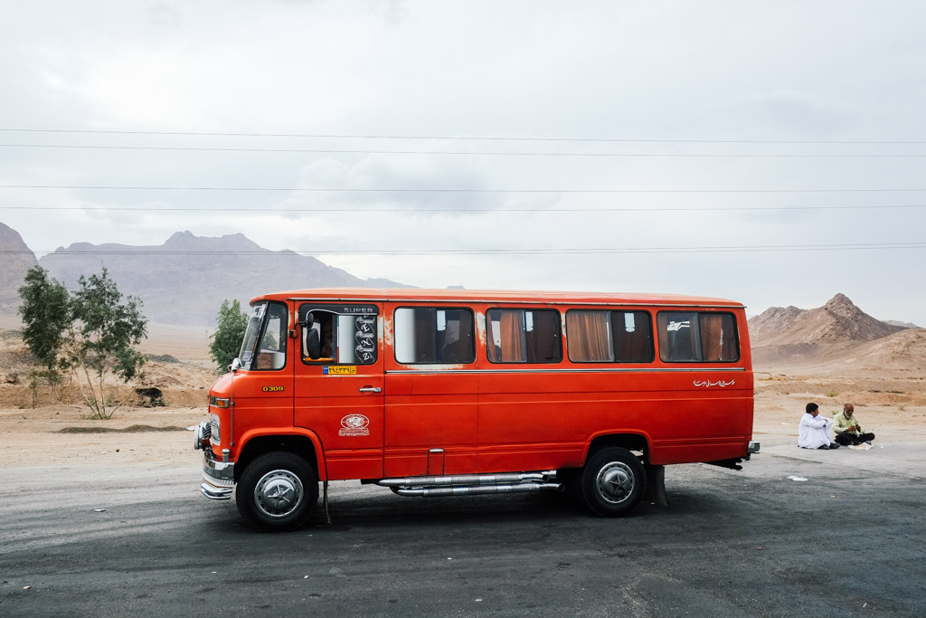 mercedes bus old iran