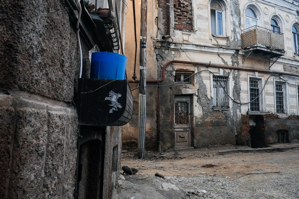 Around every corner, decay. Old Tbilisi.