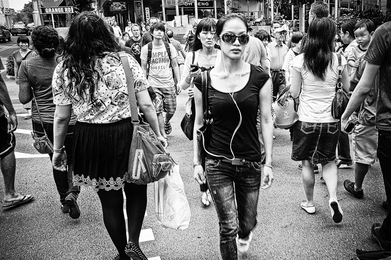 orchard road street photography singapore