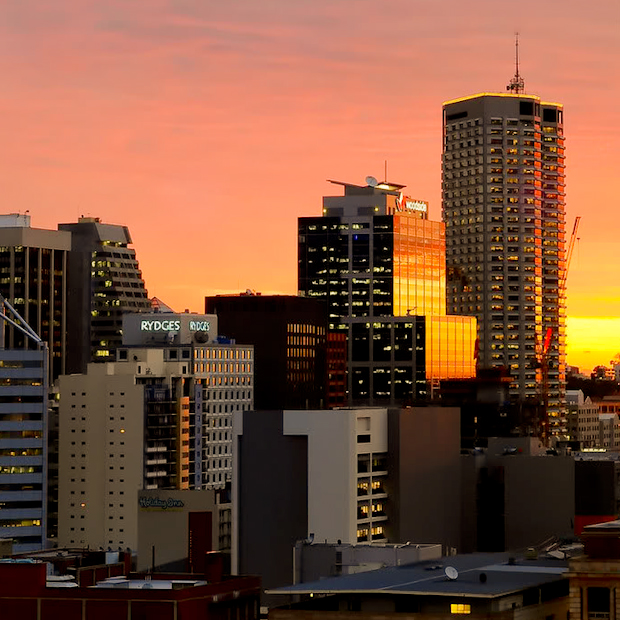 Sunset in the worlds most isolated city, Perth.