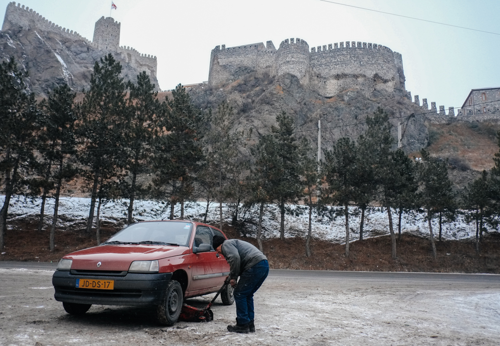 Akhaltsikhe, Georgia - snow tyres