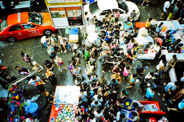 Songkran from above