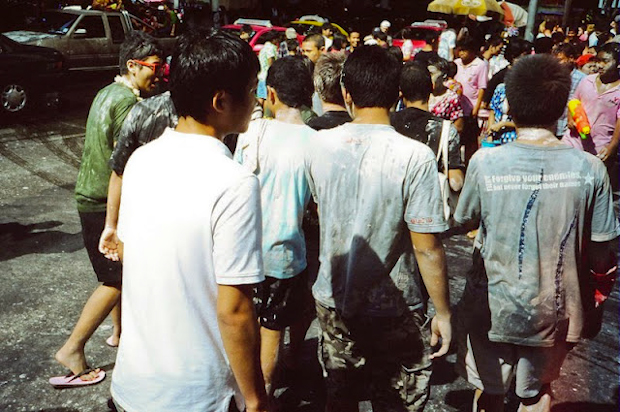 Drowned rats at Songkran, Bangkok