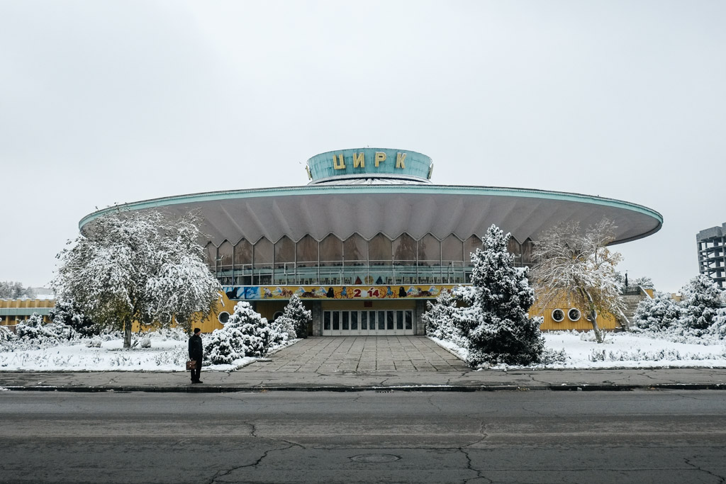 soviet communist architecture bishkek circus