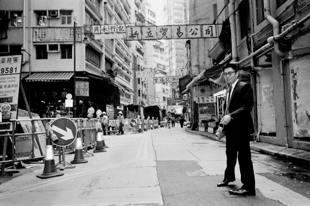 this guy loved street photography Hong Kong