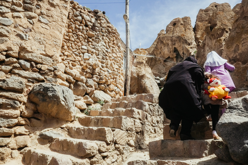 streets of Kandovan Iran