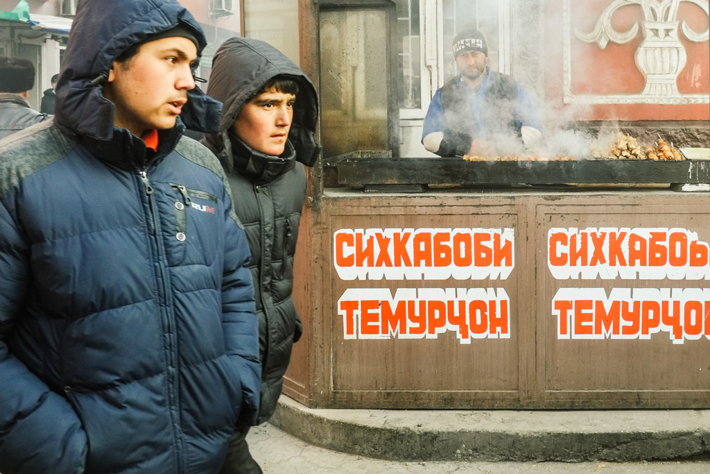 tajikistan food - shashlik