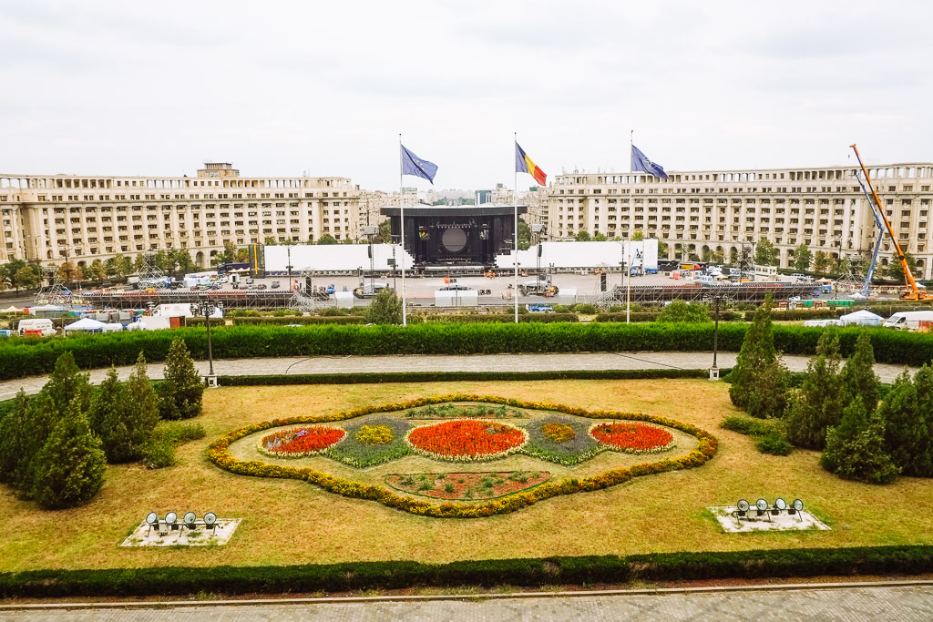 view from palace of parliament