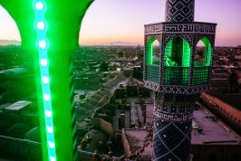 iran tour - view minaret yazd 