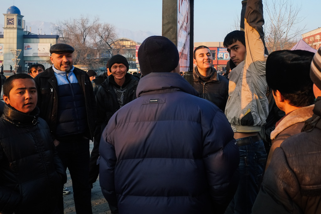 Just hanging around in Khujand.