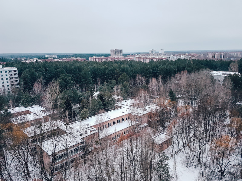 winter abandoned chernobyl