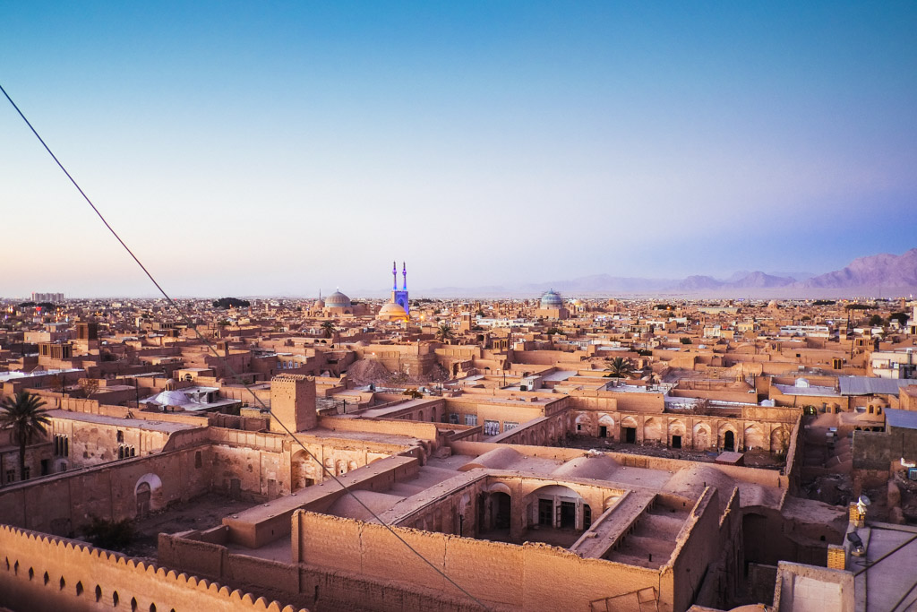 yazd skyline iran