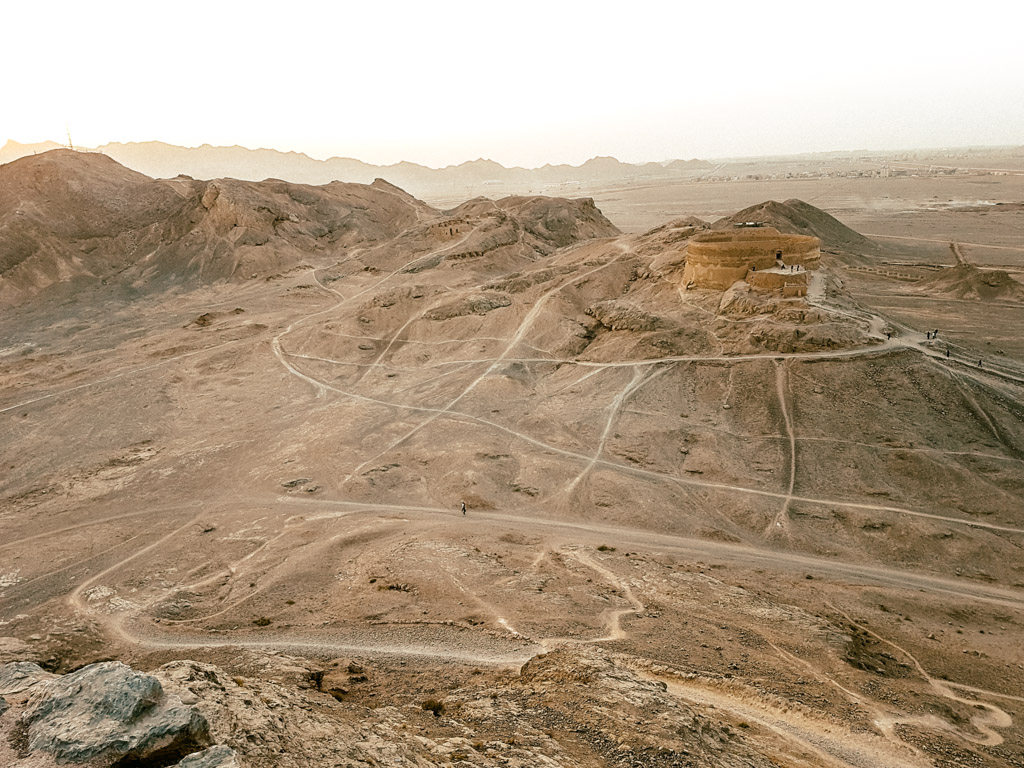 yazd towers of silence