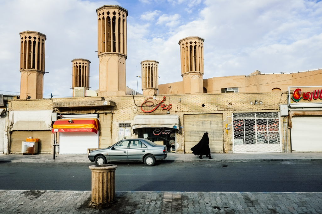 yazd water tower iran